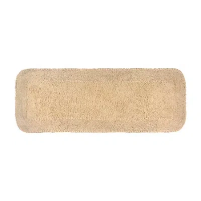 Home Weavers Inc Radiant Quick Dry 21x54 Inch Bath Rug In Sand