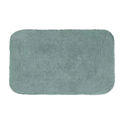 Home Weavers Inc Radiant Quick Dry 24x40 Inch Bath Rug In Blue