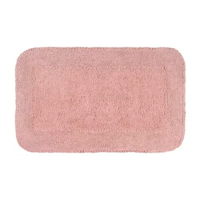 Home Weavers Inc Radiant Quick Dry 24x40 Inch Bath Rug In Pink
