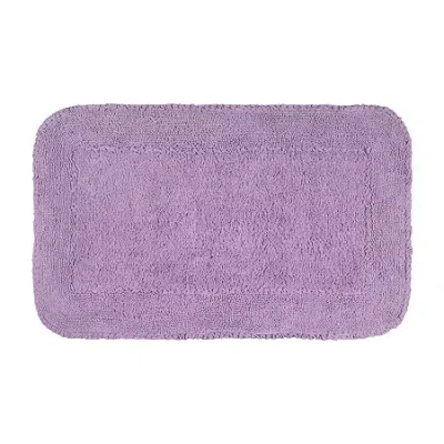 Home Weavers Inc Radiant Quick Dry 24x40 Inch Bath Rug In Purple