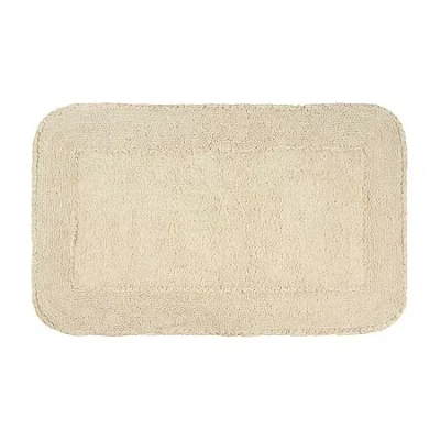 Home Weavers Inc Radiant Quick Dry 24x40 Inch Bath Rug In White
