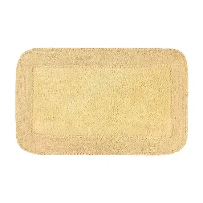 Home Weavers Inc Radiant Quick Dry 24x40 Inch Bath Rug In Yellow