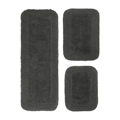 Home Weavers Inc Radiant Quick Dry Bath Rug In Gray