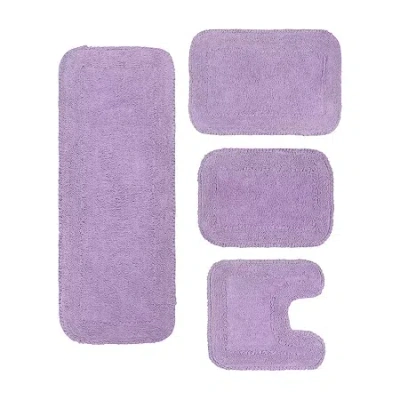 Home Weavers Inc Radiant Quick Dry Bath Rug In Purple