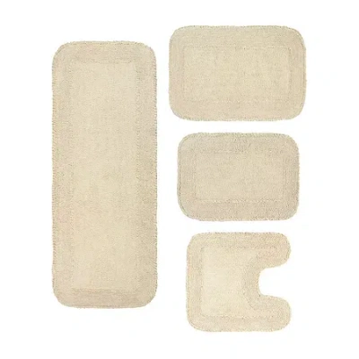 Home Weavers Inc Radiant Quick Dry Bath Rug In White