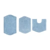 Home Weavers Inc Waterford 3-pc. Quick Dry Bath Rug Set In Blue