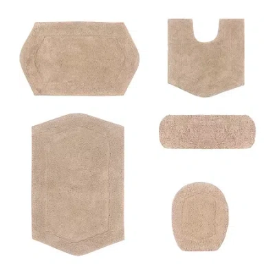 Home Weavers Inc Waterford 5-pc. Quick Dry Bath Rug Set In Sand