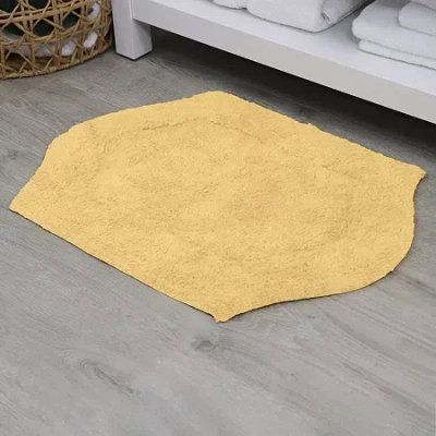 Home Weavers Inc Waterford Quick Dry 17x24 Inch Bath Rug In Yellow