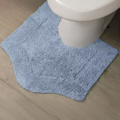 Home Weavers Inc Waterford Quick Dry 20x20 Inch Bath Rug In Blue