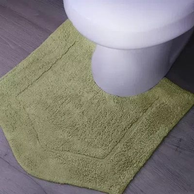 Home Weavers Inc Waterford Quick Dry 20x20 Inch Bath Rug In Green