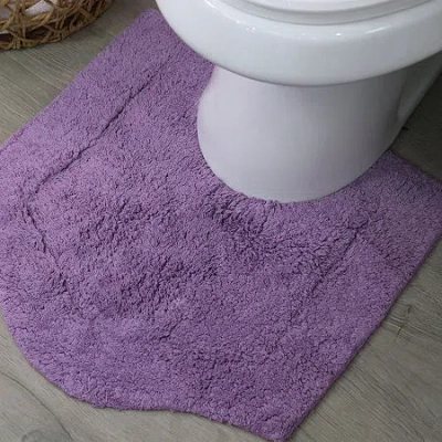 Home Weavers Inc Waterford Quick Dry 20x20 Inch Bath Rug In Purple