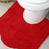 Home Weavers Inc Waterford Quick Dry 20x20 Inch Bath Rug In Red