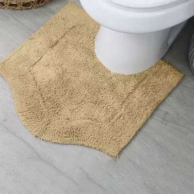 Home Weavers Inc Waterford Quick Dry 20x20 Inch Bath Rug In Sand