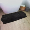 Home Weavers Inc Waterford Quick Dry 22x60 Inch Bath Rug In Black