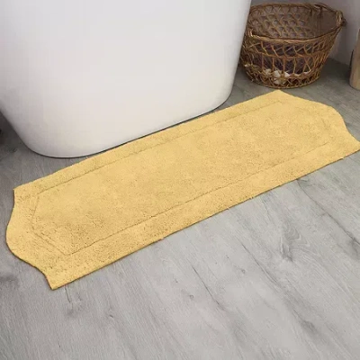 Home Weavers Inc Waterford Quick Dry 22x60 Inch Bath Rug In Yellow
