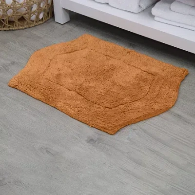 Home Weavers Inc Waterford Quick Dry 24x40 Inch Bath Rug In Brown