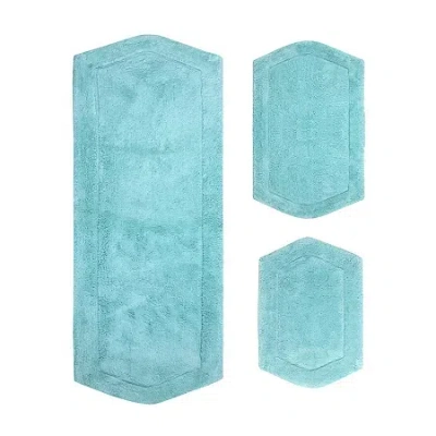 Home Weavers Inc Waterford Quick Dry Bath Rug In Blue