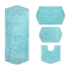 Home Weavers Inc Waterford Quick Dry Bath Rug In Blue