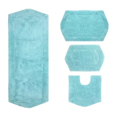 Home Weavers Inc Waterford Quick Dry Bath Rug In Blue