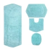 Home Weavers Inc Waterford Quick Dry Bath Rug In Blue