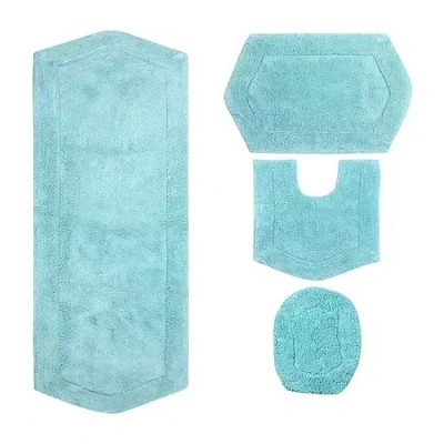 Home Weavers Inc Waterford Quick Dry Bath Rug In Blue