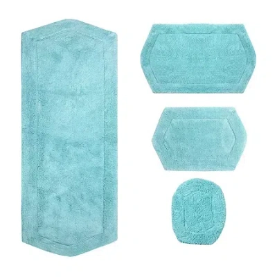 Home Weavers Inc Waterford Quick Dry Bath Rug In Blue