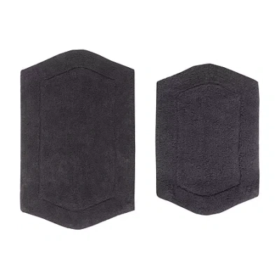 Home Weavers Inc Waterford Quick Dry Bath Rug In Gray