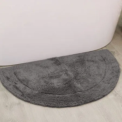 Home Weavers Inc Waterford Quick Dry Bath Rug In Gray