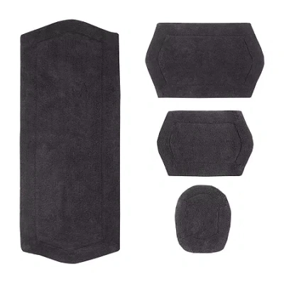 Home Weavers Inc Waterford Quick Dry Bath Rug In Gray