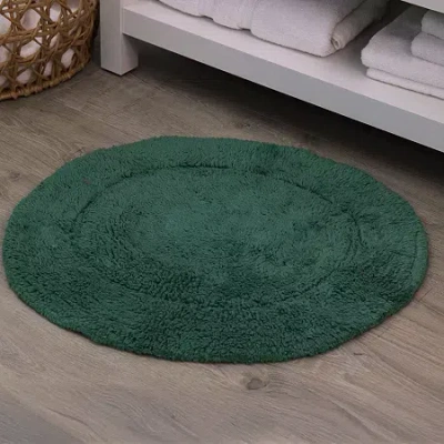 Home Weavers Inc Waterford Quick Dry Bath Rug In Green