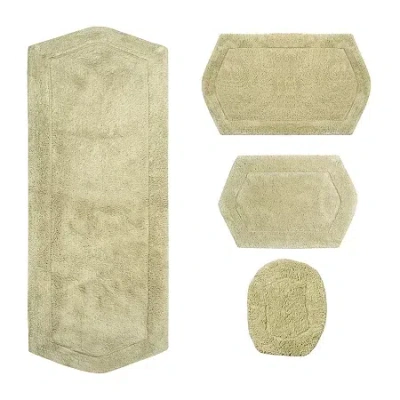 Home Weavers Inc Waterford Quick Dry Bath Rug In Green