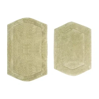 Home Weavers Inc Waterford Quick Dry Bath Rug In Green