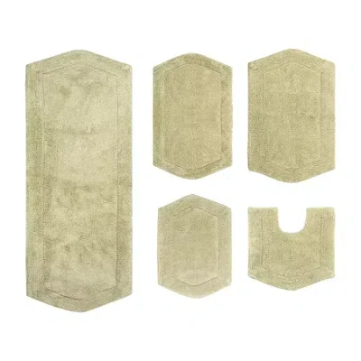 Home Weavers Inc Waterford Quick Dry Bath Rug In Green