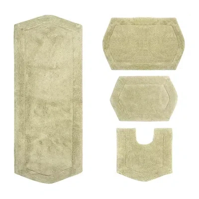 Home Weavers Inc Waterford Quick Dry Bath Rug In Green