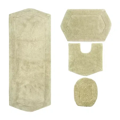Home Weavers Inc Waterford Quick Dry Bath Rug In Green