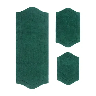 Home Weavers Inc Waterford Quick Dry Bath Rug In Green