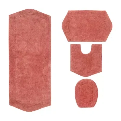 Home Weavers Inc Waterford Quick Dry Bath Rug In Orange