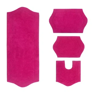 Home Weavers Inc Waterford Quick Dry Bath Rug In Pink