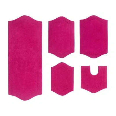 Home Weavers Inc Waterford Quick Dry Bath Rug In Pink