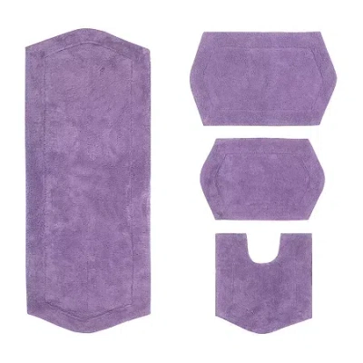 Home Weavers Inc Waterford Quick Dry Bath Rug In Purple