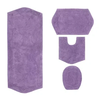 Home Weavers Inc Waterford Quick Dry Bath Rug In Purple