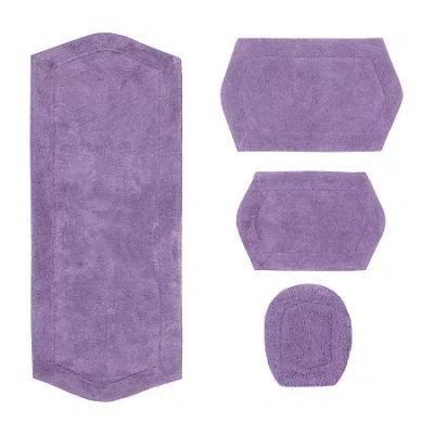 Home Weavers Inc Waterford Quick Dry Bath Rug In Purple