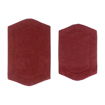 Home Weavers Inc Waterford Quick Dry Bath Rug In Red