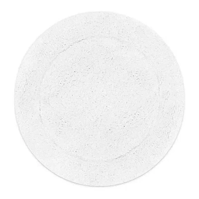 Home Weavers Inc Waterford Quick Dry Bath Rug In White