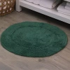 Home Weavers Inc Waterford Round Bath Rug In Green