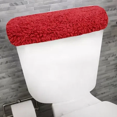 Home Weavers Inc Waterford Toilet Tank Cover In Red