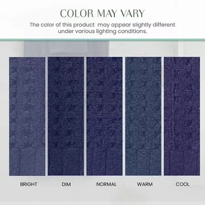 Home Weavers Inc Willow Collection 630 Gsm 100% Cotton Zero Twist 4-pc. Quick Dry Bath Towel Set In Blue