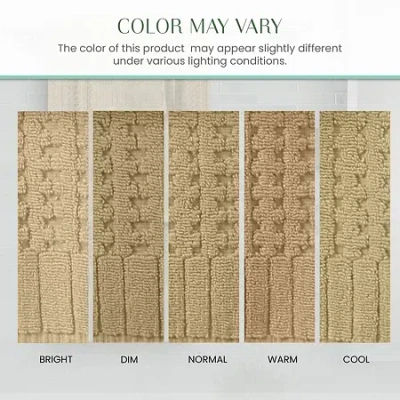 Home Weavers Inc Willow Collection 630 Gsm 100% Cotton Zero Twist 6-pc. Quick Dry Bath Towel Set In Neutral