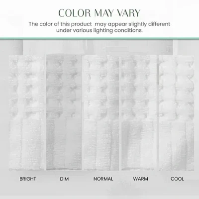 Home Weavers Inc Willow Collection 630 Gsm 100% Cotton Zero Twist 6-pc. Quick Dry Bath Towel Set In White