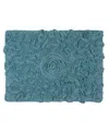 Home Weavers Modesto Bath Rug, 17" X 24" In Turquoise